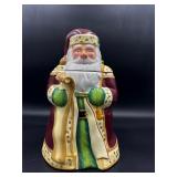 Santa Claus cookie jar Hand Painted for Nonni's