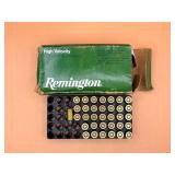 partial box Vintage Remington .32 S&W ammo