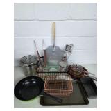 Pots and pans grilling utensils