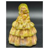 vintage Boyd Art Glass slag glass colonial lady