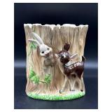 Vintage Bambi Thumper Cookie Jar No lid