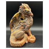 Kicking Bird Pottery 2004 clay dragon