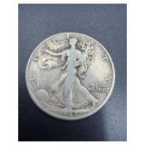 1942 Walking Liberty Half Dollar 90% silver