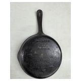 Wagner's 1891 original cast iron skillet