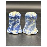 Vintage blue & white salt & pepper shakers dragons