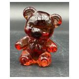 Vintage Boyd art glass bear Fuzzy the bear