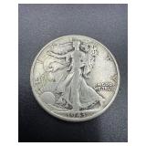 1943 Walking Liberty Half Dollar 90% silver