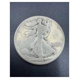 1943 Walking Liberty Half Dollar 90% silver
