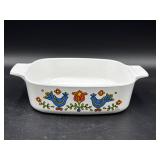 1 quart Corning Ware Country Festival casserole