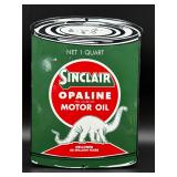 11ï¿½ Sinclair Opaline Porcelain Sign Single Sided