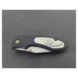 Surgical stainless steel bkade eagle pocket knife