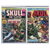 1975 Marvel Comics Skull the Slayer 1 & 2 VF-