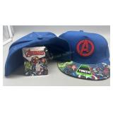 2 Berkshire Avengers Youth Hats with Tags