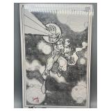 Iron Man Photocopy Art Signed Sunny Lee