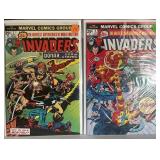 1970s Marvel Comics Invaders 2 & 4 FN-VF