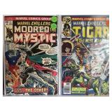 1970s Marvel Chillers lot - Modred, Tigra VF-