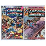 1979 Marvel Comics Captain America 242 & 246 FN