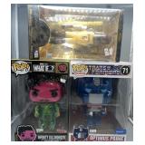 Funko Pop lot - Optimus Prime, LeBron James