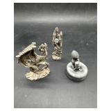 Vintage Pewter Fantasy Figurinesï¿½S9