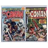 1975 Marvel Comics Conan the Barbarian 48, 50 VF