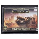 NIB Warhammer Malcador Infernus & Valdor Tank -S10