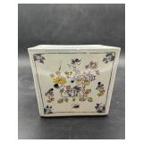 Royal Delft Polychrome Flower Brickï¿½S8