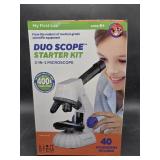NIB Duo Scope Microscope 400x Magnification -S6