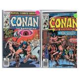 1977 Marvel Comics Conan the Barbarian 79, 80 VF