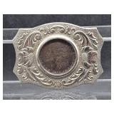 1886 Morgan Silver Dollar Belt Buckle - S12