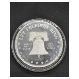 Let Freedom Ring 1 troy oz .999 Silver Coin - S12