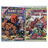 1974 Marvel Giant-Size Fantastic Four #2 & 3 VF-