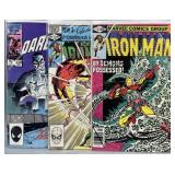 1980s Marvel Comics Iron Man & Daredevil lot VF