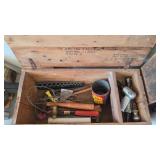 Tools & Wooden Storage Box