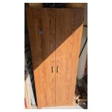 Storage Cabinet & Assorted Tools & Parts