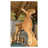 Homemade Wooden Hobby Horse