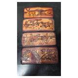 Vintage Western Style Leather Wallets