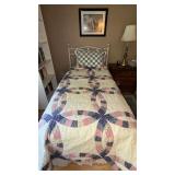 Handmade Double Wedding Ring Quilt