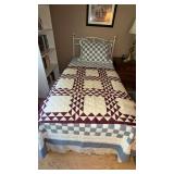 Vintage Handcrafted Patchwork Quilt