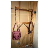 Fishing Rod Rack, Toy Pistols & Holster Lot