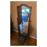 Cheval Mirror & Stool