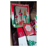 Box of Vintage Christmas Decor