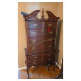 Broyhill Queen Anne Style Highboy Dresser