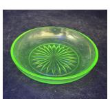 Vintage Uranium Glass Dish