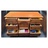 Vintage Jewelry Chest w Costume Jewelry Lot