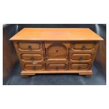 Jewelry Chest Packed w Costume Jewelry Lot