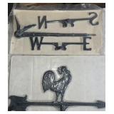 Whitehall Cast Aluminum Rooster Weathervane