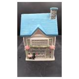 Vintage Ceramic Tea Shop Cookie Jar
