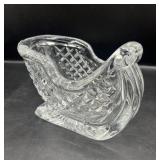 Vintage Crystal Christmas Sleigh