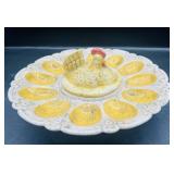 1961 SFA Pottery Deviled Egg Plate
