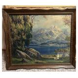 Mountain Landscape Framed Art